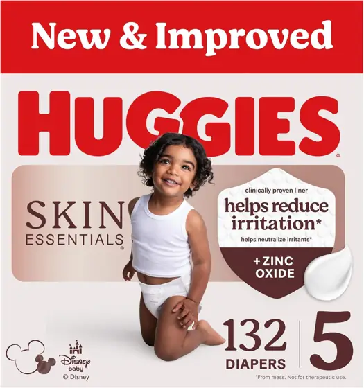 Huggies Skin Essentials Diapers Size… — Photo 1