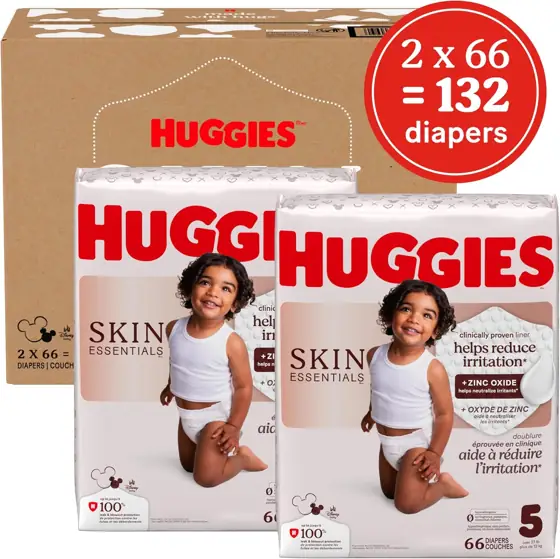 Huggies Skin Essentials Diapers Size… — Photo 2