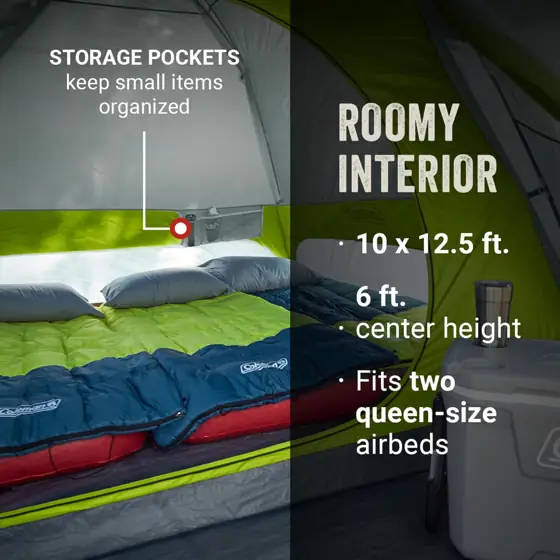 Coleman Skydome Camping Tent with… — Photo 2