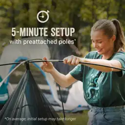 Coleman Skydome Camping Tent with… — Photo 3