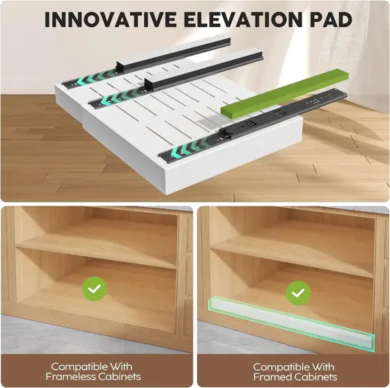 Seinloes 2-Pack Pull-Out Cabinet Organizers,… — Photo 3