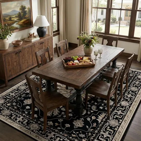 RELEANY Washable Area Rug, 8'x10',… — Photo 3