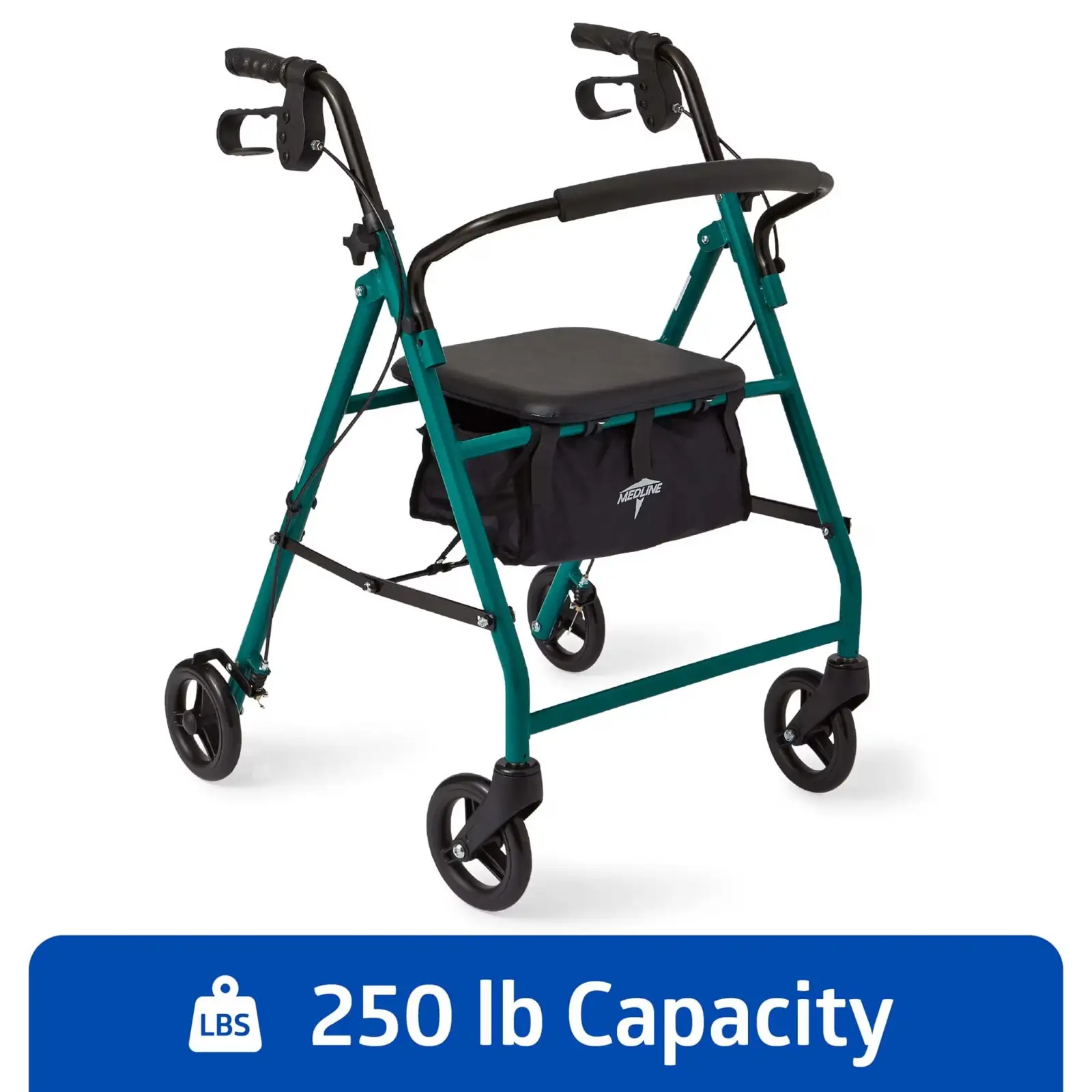 Medline Aluminum Rollator, Folding Rolling… — Photo 1