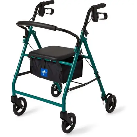 Medline Aluminum Rollator, Folding Rolling… — Photo 2