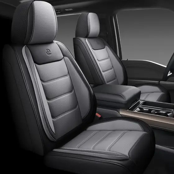 Faux Leather Car Seat Covers… — Photo 1