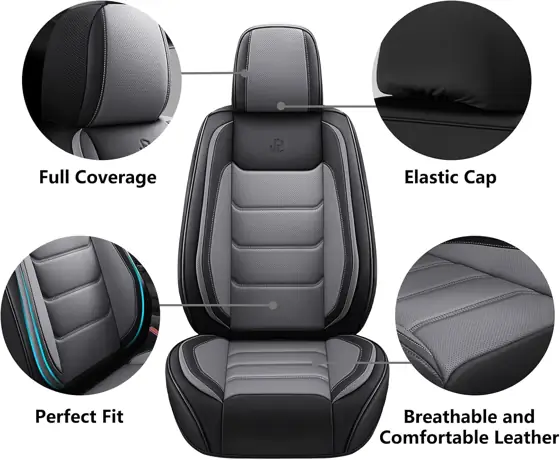 Faux Leather Car Seat Covers… — Photo 3