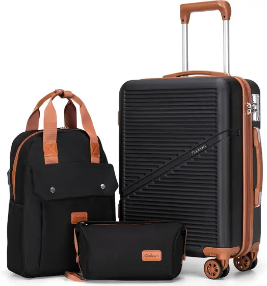 Cosbarn Carry On Luggage,3 Piece… — Photo 1