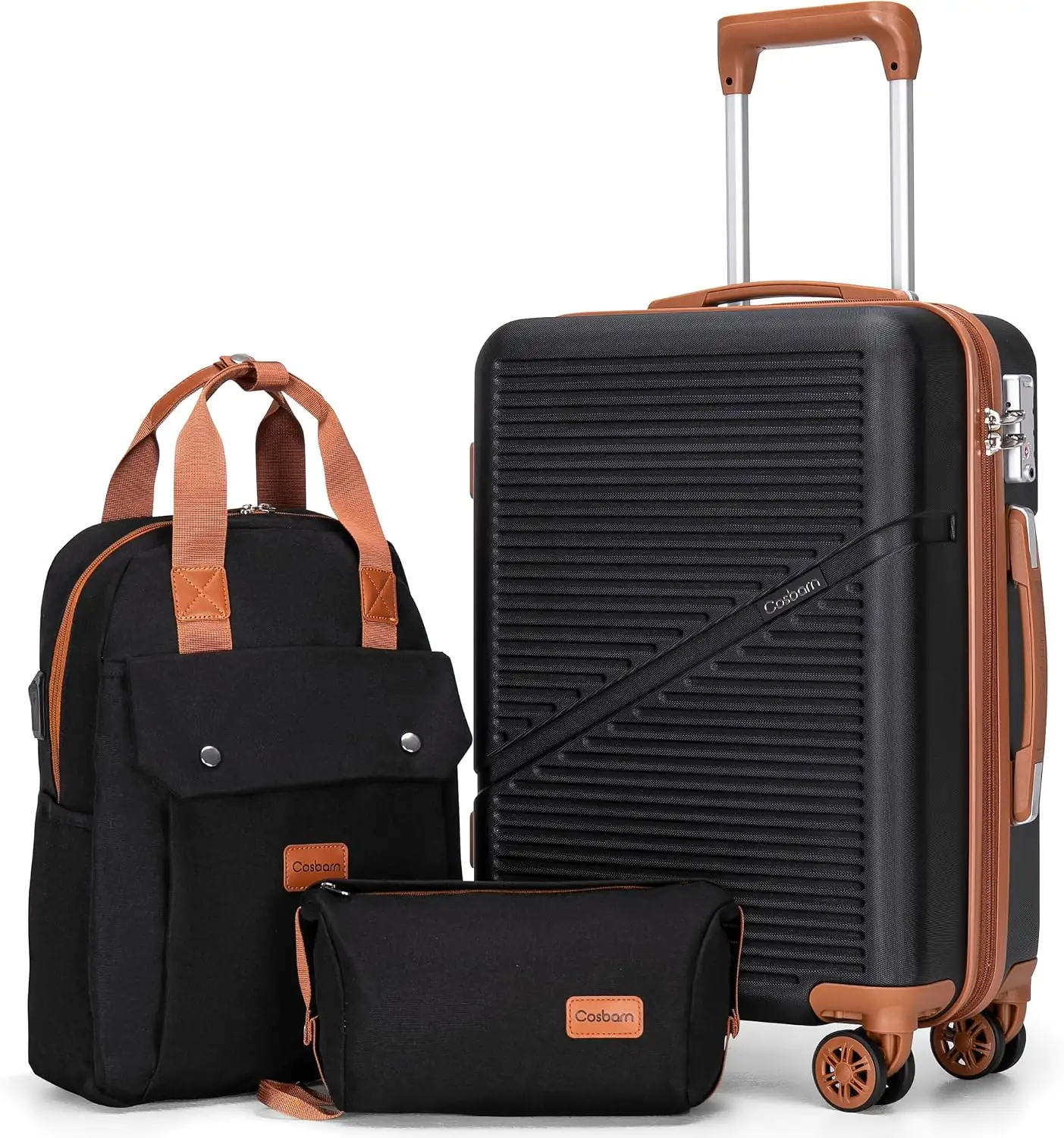 Cosbarn Carry On Luggage,3 Piece… — Photo 1