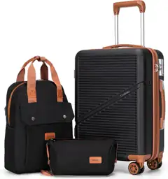 Cosbarn Carry On Luggage,3 Piece… — Photo 1