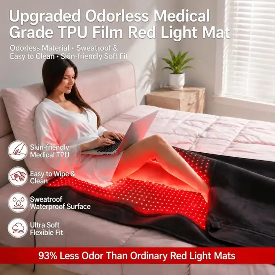 Full-Body Red Light Therapy Mat,… — Photo 3
