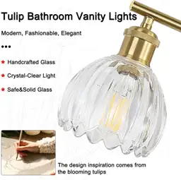 4-Light Bathroom Light Fixture Brushed… — Photo 3