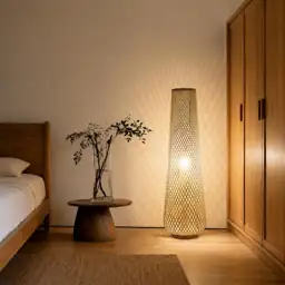 Boho Style Bamboo Woven Floor… — Photo 1