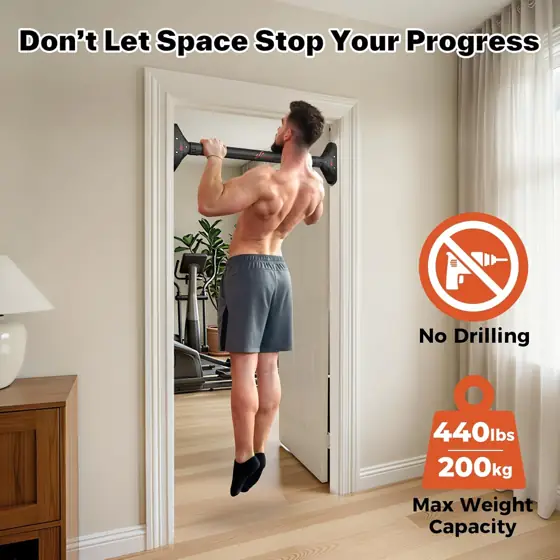 Sportneer Pull Up Bar for… — Photo 2