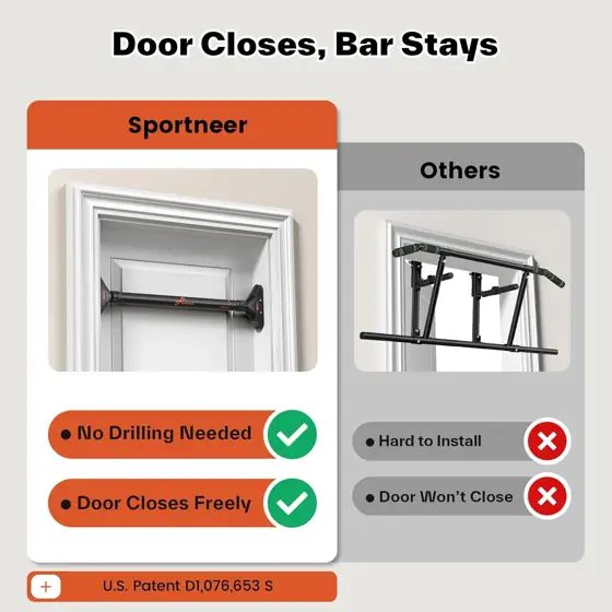 Sportneer Pull Up Bar for… — Photo 3