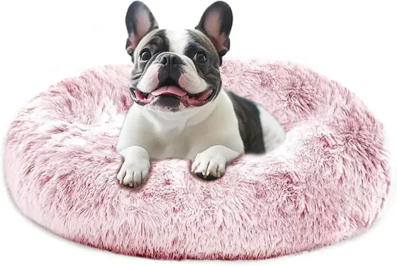 JOLLYVOGUE Calming Dog Bed, Anti-Anxiety… — Photo 1