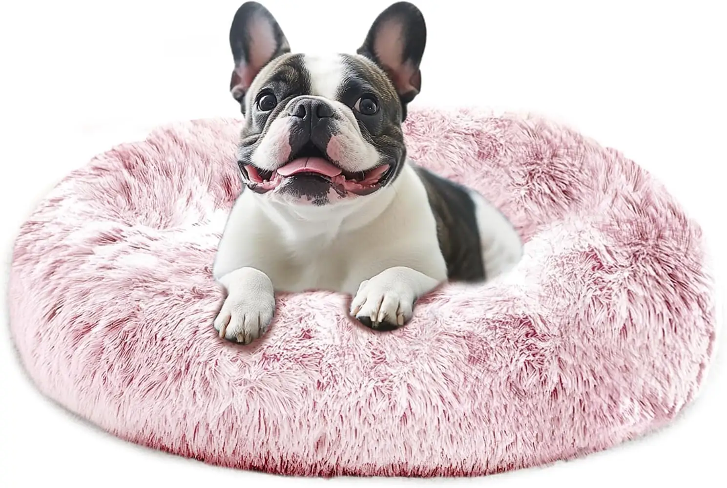 JOLLYVOGUE Calming Dog Bed, Anti-Anxiety… — Photo 1