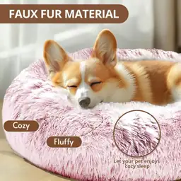 JOLLYVOGUE Calming Dog Bed, Anti-Anxiety… — Photo 2