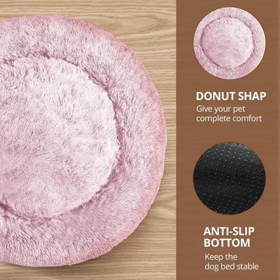 JOLLYVOGUE Calming Dog Bed, Anti-Anxiety… — Photo 3