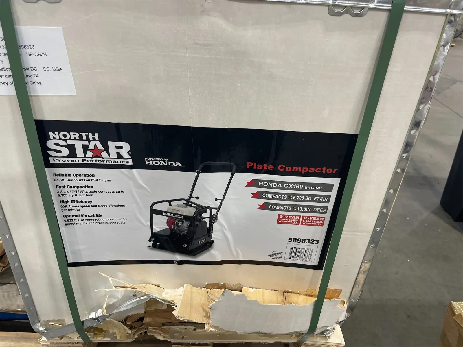 NorthStar Single-Direction Plate Compactor with… — Photo 1