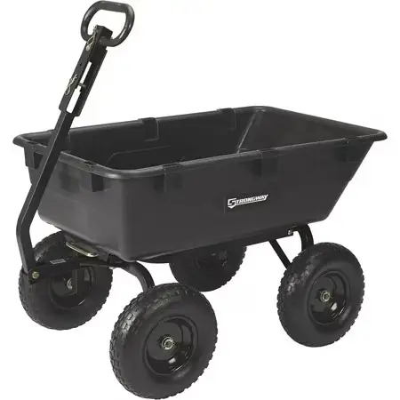 Strongway Heavy-Duty Poly Dump Cart,… — Photo 1