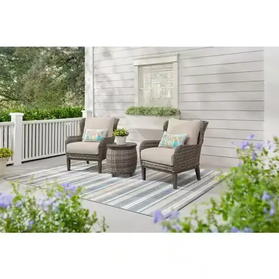 Cooper Lake 3-Piece Wicker Patio… — Photo 1