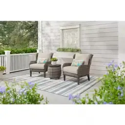 Cooper Lake 3-Piece Wicker Patio… — Photo 1