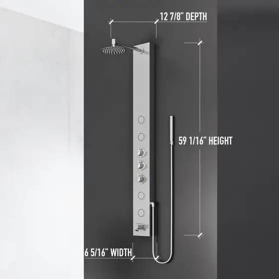Bowery 59 in. Shower Panel… — Photo 3