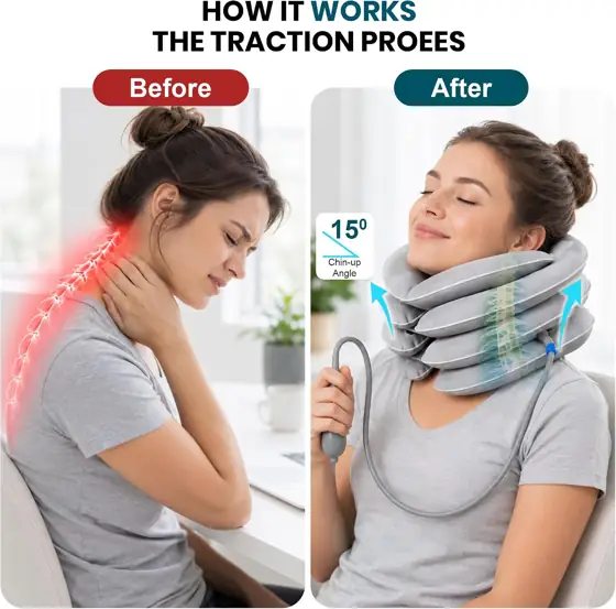 Inflatable Neck Stretcher Cervical Traction… — Photo 3