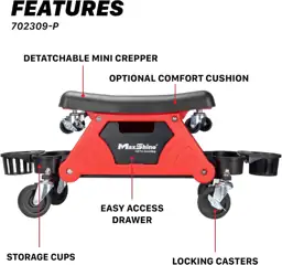 Maxshine 2-in-1 Modular Detailing Creeper… — Photo 2