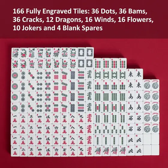 Jongyance American Mahjong Set with… — Photo 3