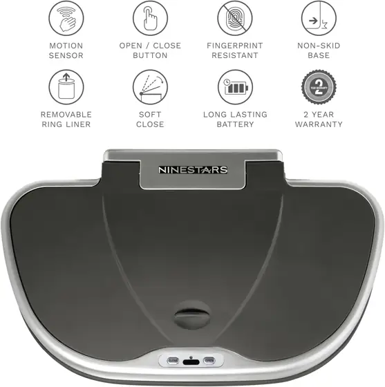 Ninestars DZT-70-R3 Motion Sensor Trash… — Photo 2