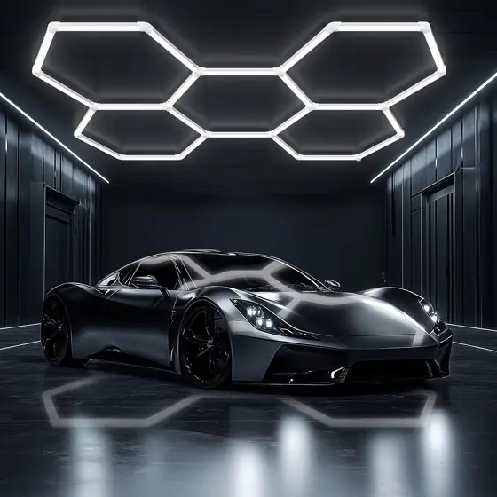 ALLYES Hexagon LED Garage Lights… — Photo 1