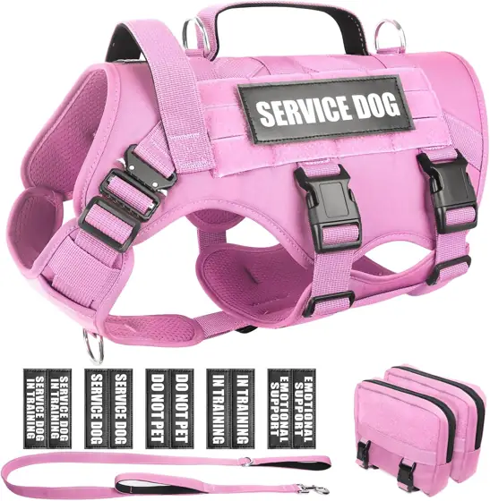 WINSEE Tactical Dog Harness with… — Photo 1