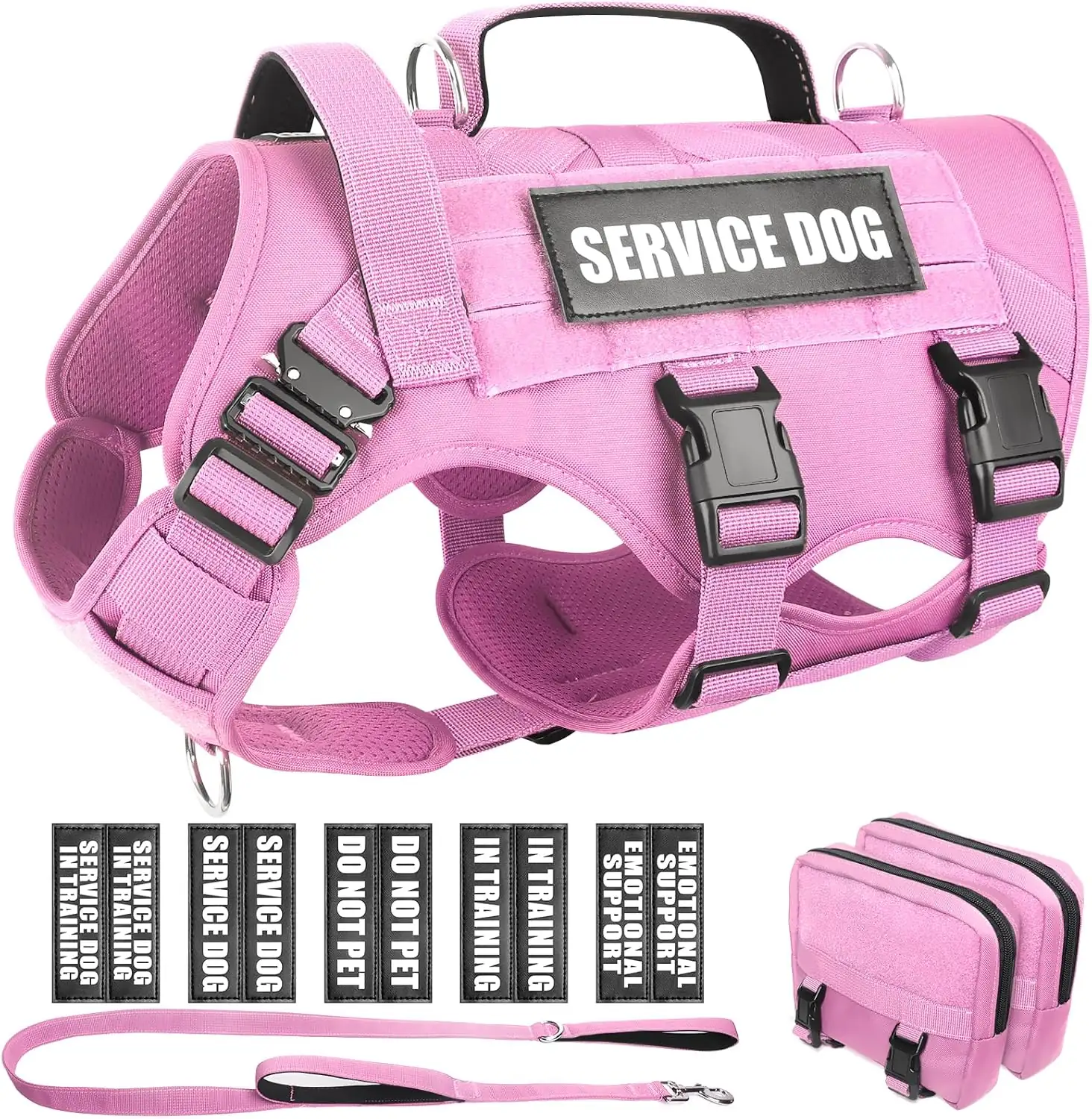 WINSEE Tactical Dog Harness with… — Photo 1