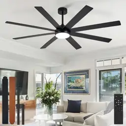 Depuley 66" Ceiling Fan with… — Photo 1