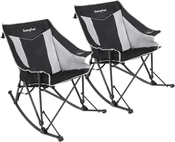 SUNNYFEEL Oversized Folding Rocking Camping… — Photo 1