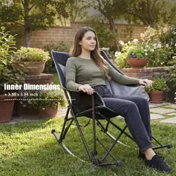 SUNNYFEEL Oversized Folding Rocking Camping… — Photo 2