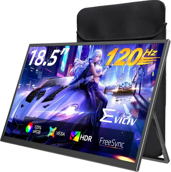 EVICIV Portable Monitor 18.5" 120Hz,… — Photo 1