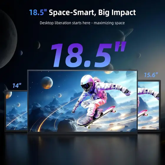 EVICIV Portable Monitor 18.5" 120Hz,… — Photo 2