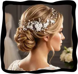 Unicra Flower Hair Vine Pearl… — Photo 1