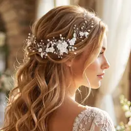 Unicra Flower Hair Vine Pearl… — Photo 3