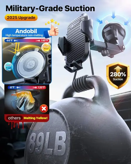 andobil Car Phone Holder, 89lb… — Photo 3