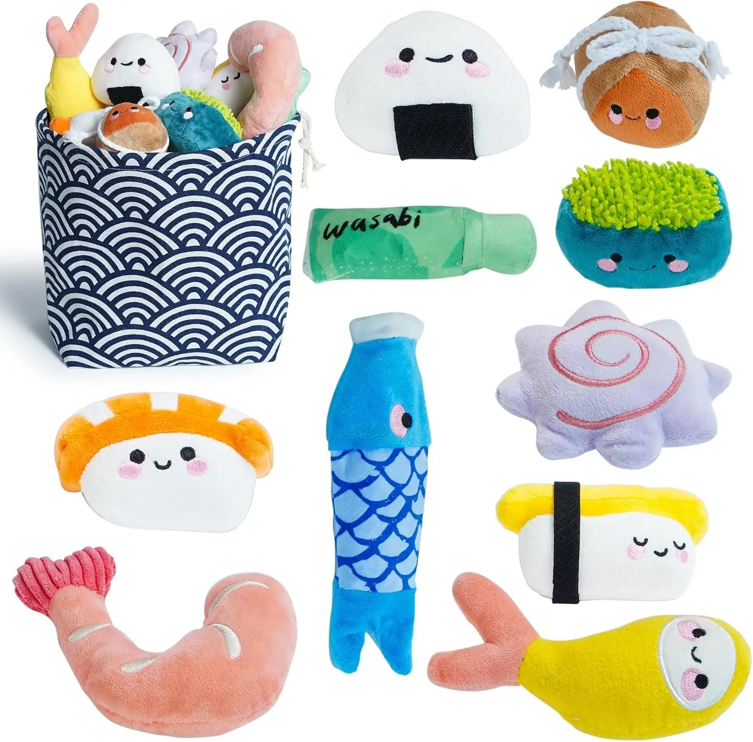Nocciola 10 PC Sushi Squeaky… — Photo 1