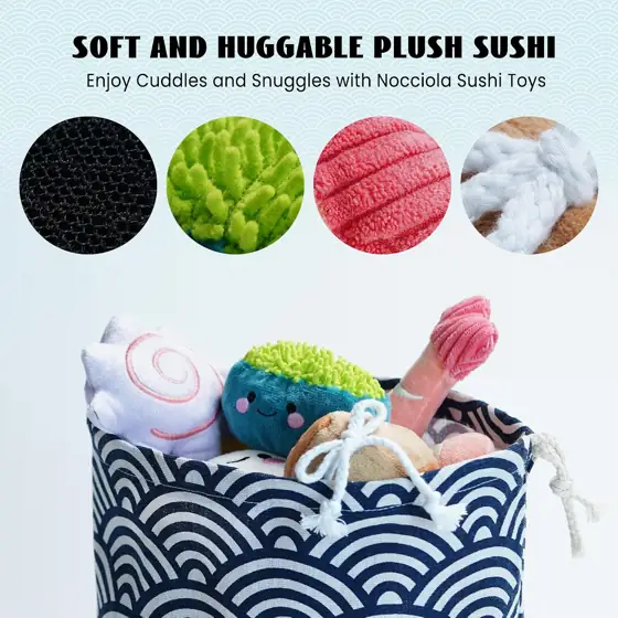 Nocciola 10 PC Sushi Squeaky… — Photo 3