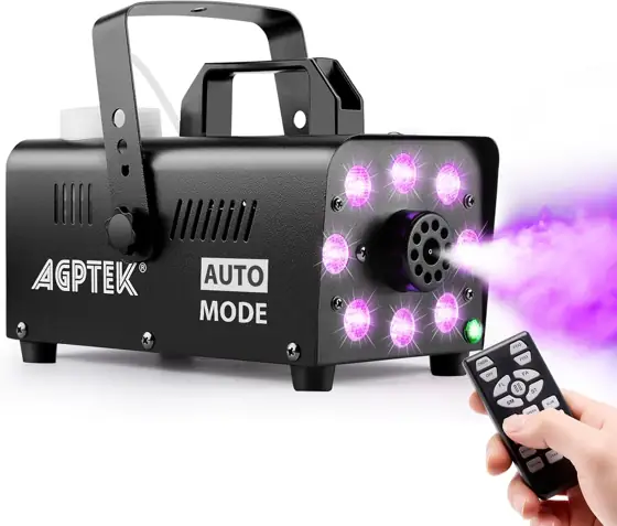 AGPTEK Fog Machine, 12 Colors,… — Photo 1