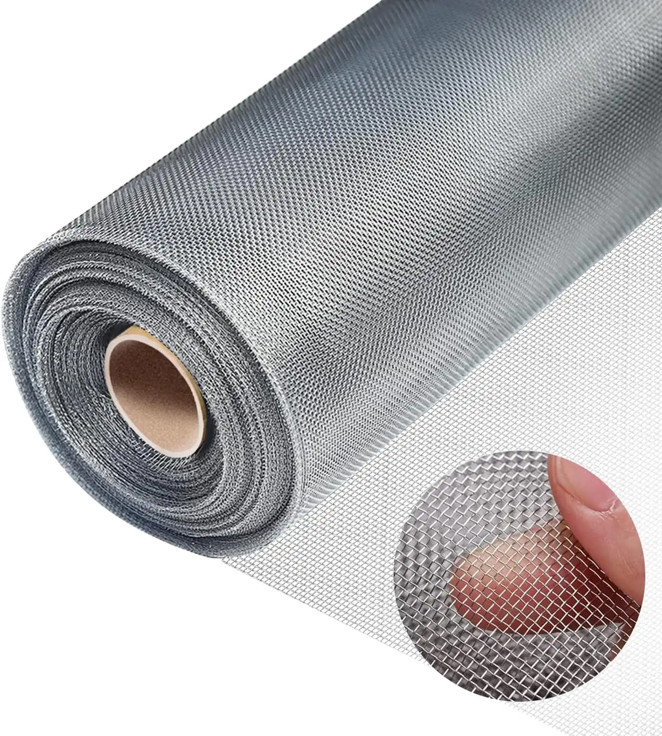 304 Stainless Steel Mesh, 47in… — Photo 1
