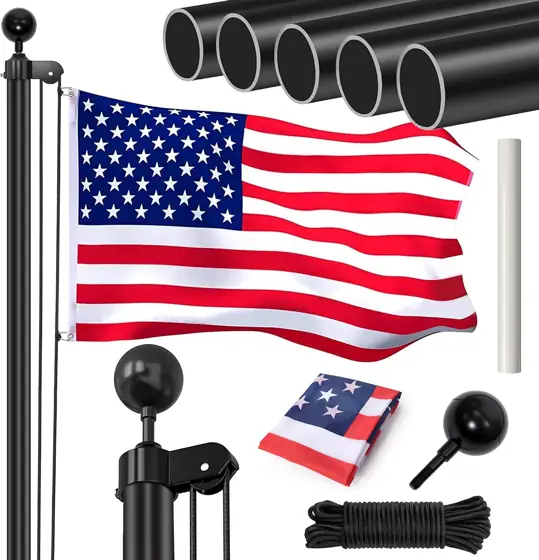 16ft Heavy-Duty 13-Gauge Aluminum Flagpole… — Photo 1