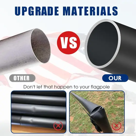 16ft Heavy-Duty 13-Gauge Aluminum Flagpole… — Photo 3