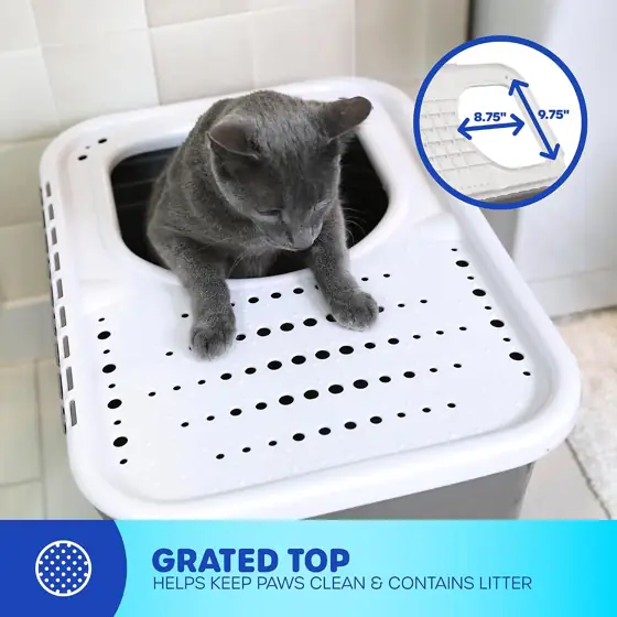 Petmate Enclosed Cat Litter Box… — Photo 2