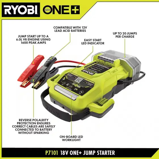 ONE+ 18V Cordless 1600A Jump… — Photo 3
